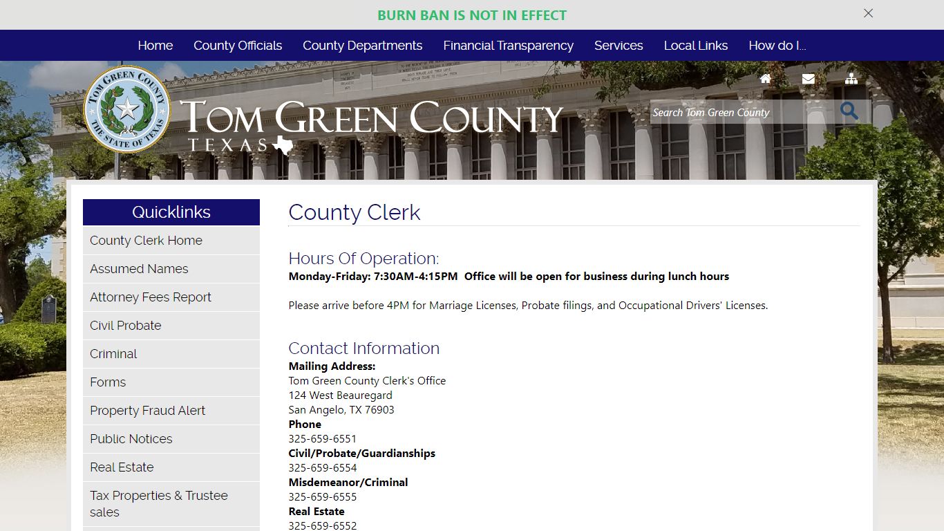 Tom Green County
